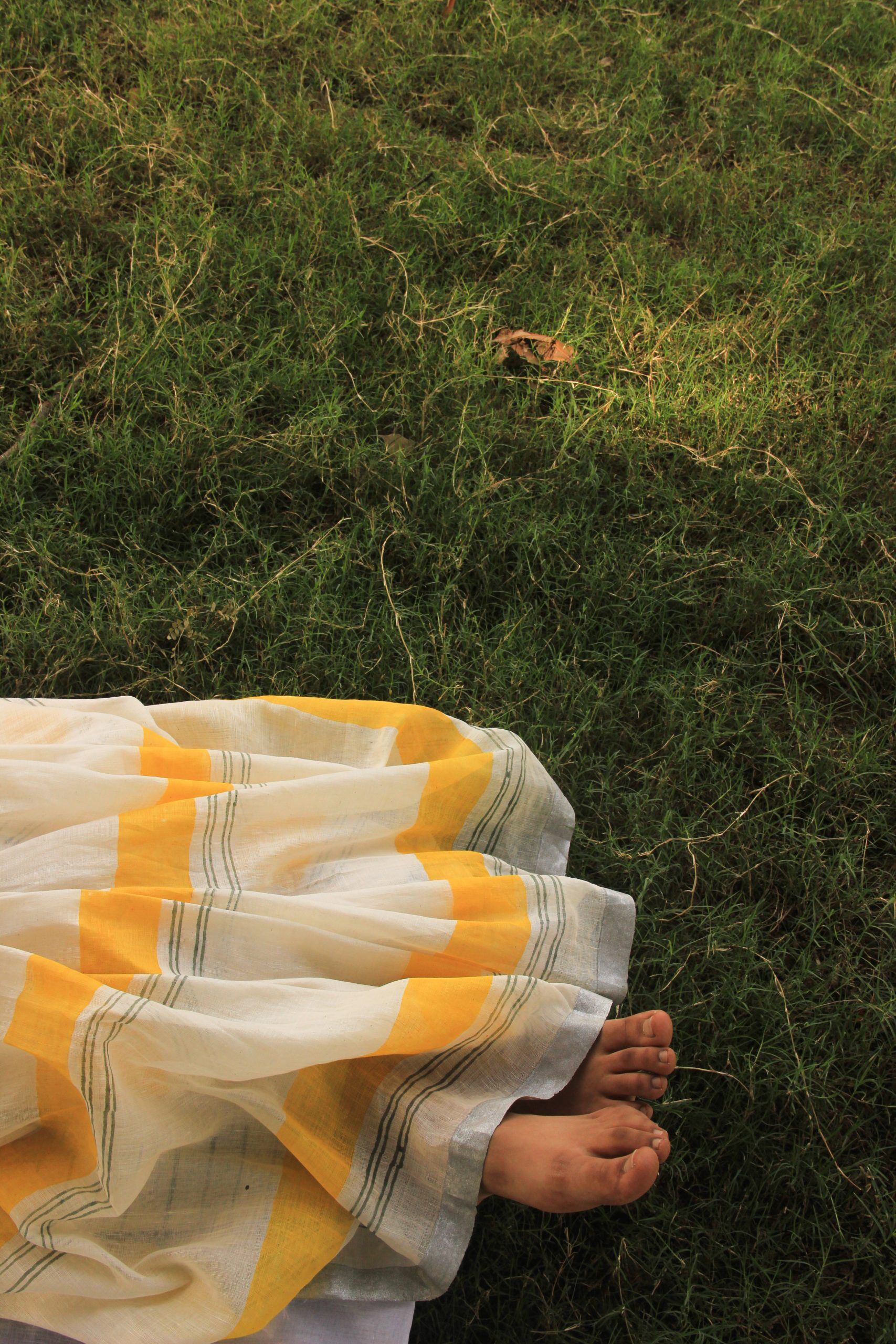 linen cotton sari